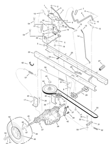 Part Location Diagram of MU7300845ZMA Briggs and Stratton Bracket, Torque Strap, Lh